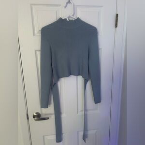 Zara backless ribbed top